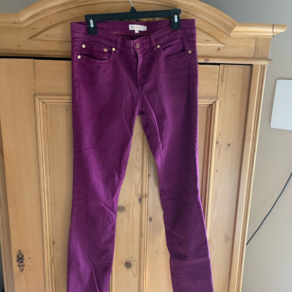 Tory Burch - purple skinny  jeans, size 30